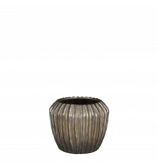 Okrasni lonec Noma bronze Ø14 h.12 cm