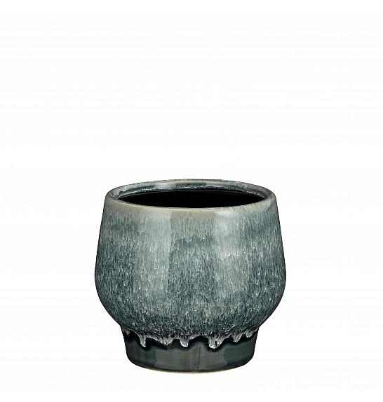 Okrasni lonec Monta d. blue Ø14 h.13 cm