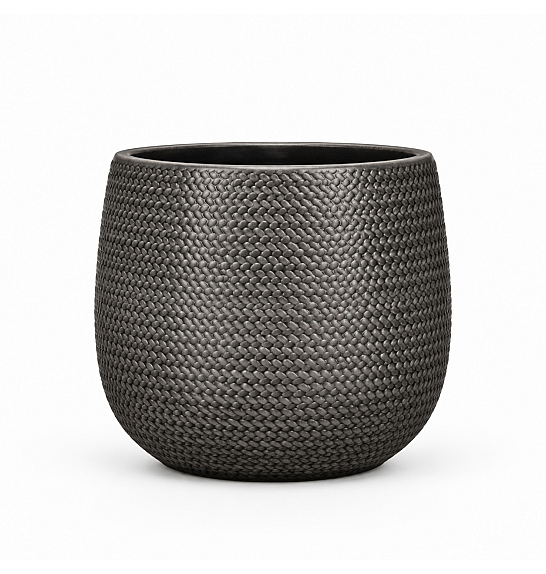 Okrasni lonec Gabriel grey Ø21 h.19 cm
