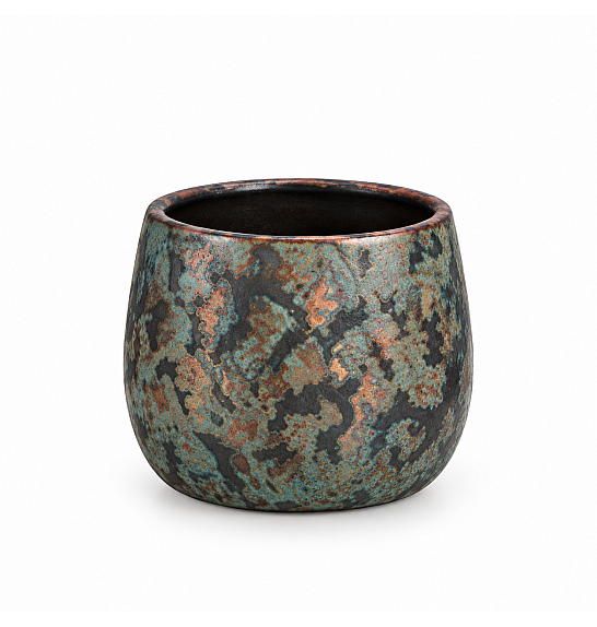 Okrasni lonec Clemente copper Ø25,5 h.20 cm