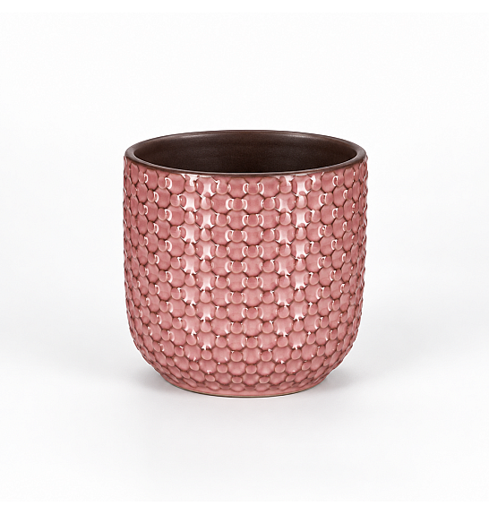 Okrasni lonec Daan l. pink Ø21,5 h.20,5 cm