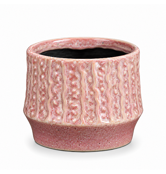 Okrasni lonec Lanny pink Ø11 h.8,5 cm
