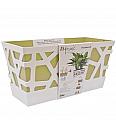 Korito Mosaic Flowerbox pistacija / bela 40 x 20