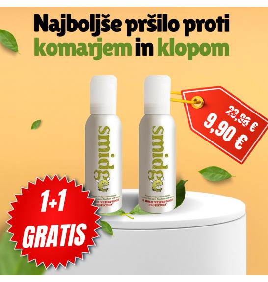 1+1 gratis Smidge sprey proti komarjem in klopom