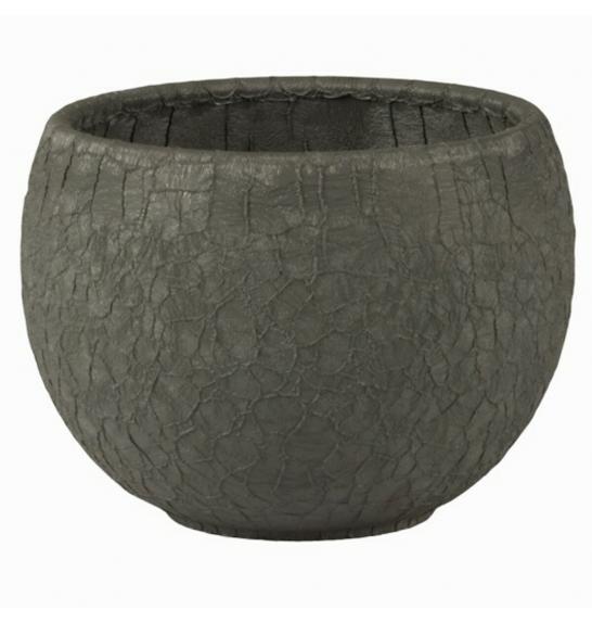 Okrasni lonec luna sphere grey lizard 057-482-20-T