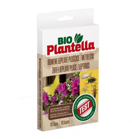 Bio Plantella Rumene lepljive ploščice / metuljčki 10 kos